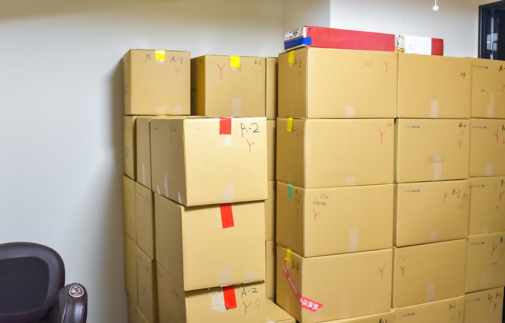 一時的な荷物置き場のイメージ